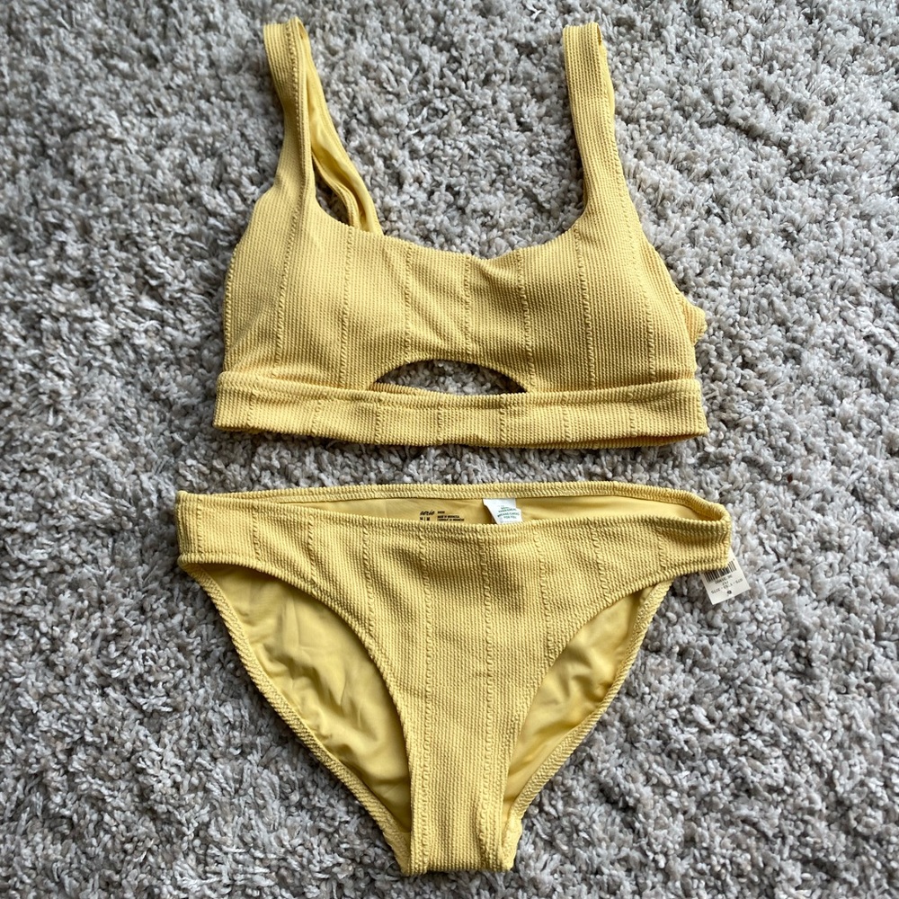 Aerie crinkle bikini